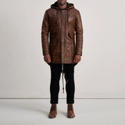 Delvin Chaqueta de Cuero para Hombre – Vista alternativa del producto 3