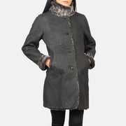 
Erica Shearling Abrigo de Cuero para Mujer – alternate product view 6