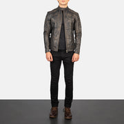 Fernando Quilted Leather Biker Jacket – Vista alternativa del producto 3