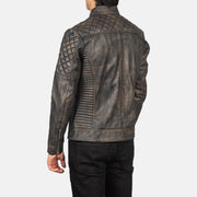 Fernando Quilted Leather Biker Jacket – Vista alternativa del producto 5