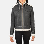 Fiona Hooded Chaqueta de Borrego para Mujer – Vista alternativa del producto 4