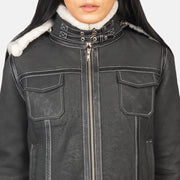 Fiona Hooded Chaqueta de Borrego para Mujer – Vista alternativa del producto 6