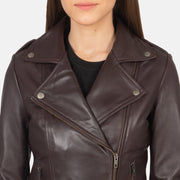 Flashback Chaqueta Biker de Cuero para Mujer – Vista alternativa del producto 6