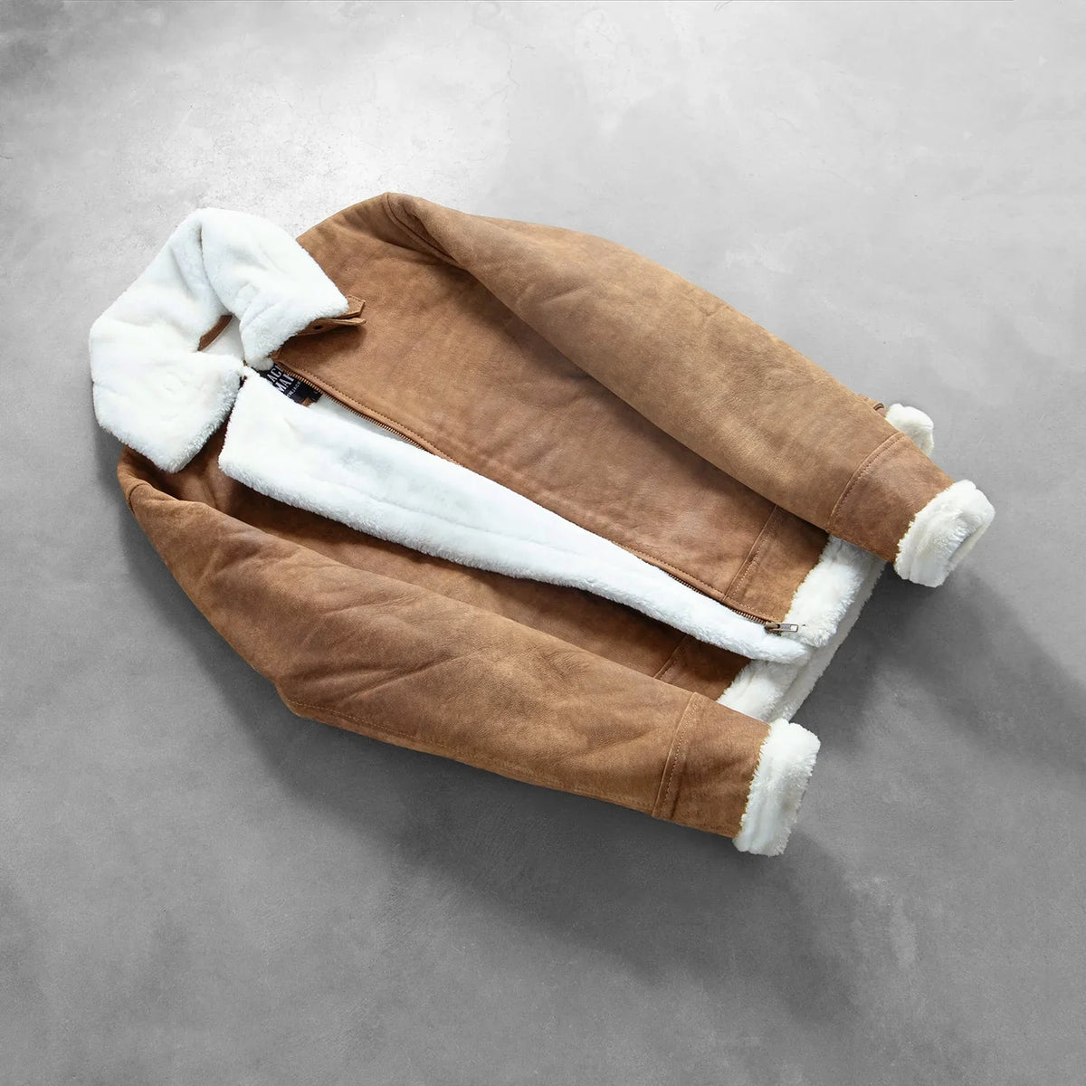 Francis B-3 Negro Cazadora Bomber de Cuero para Hombre – Vista alternativa del producto 8