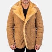 
Furlong Abrigo de Cuero Beige Abrigo de Cuero para Hombre - Vista frontal y silueta entallada | Comprar online