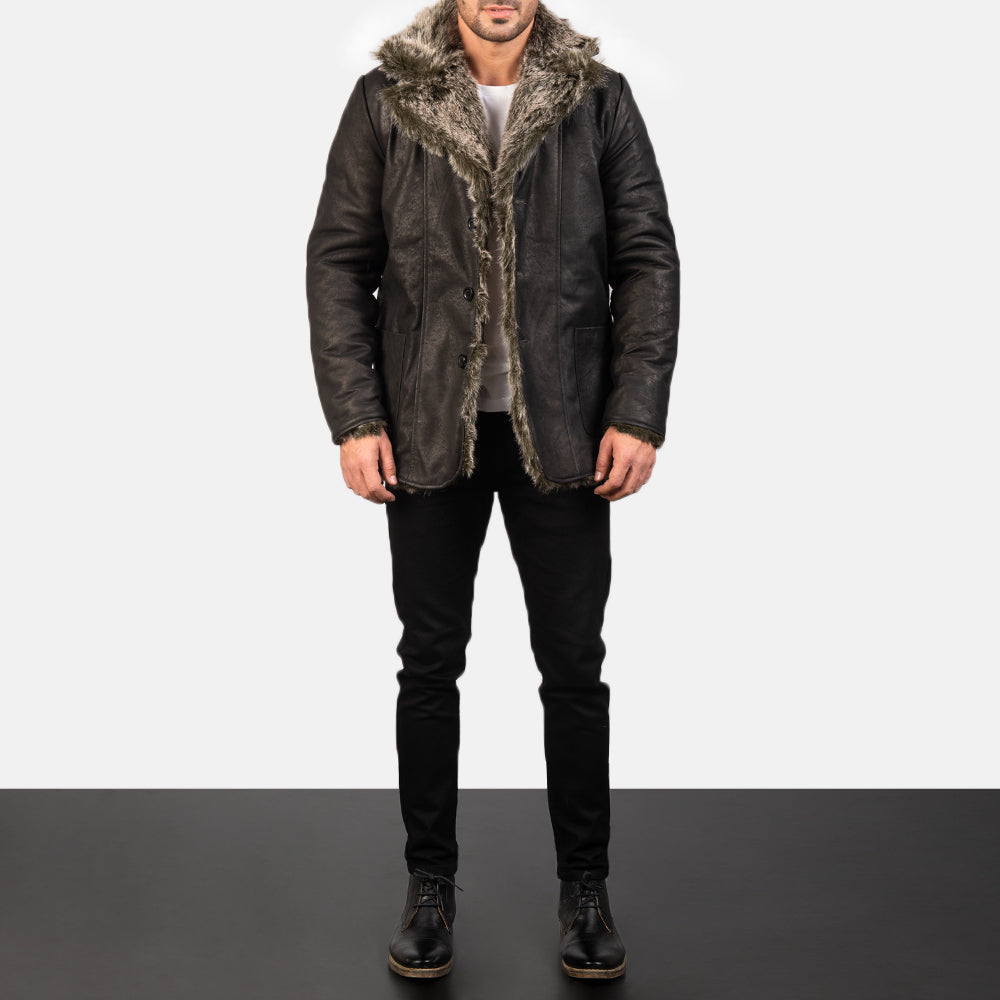 
Furlong Abrigo de Cuero Beige Abrigo de Cuero para Hombre – alternate product view 3
