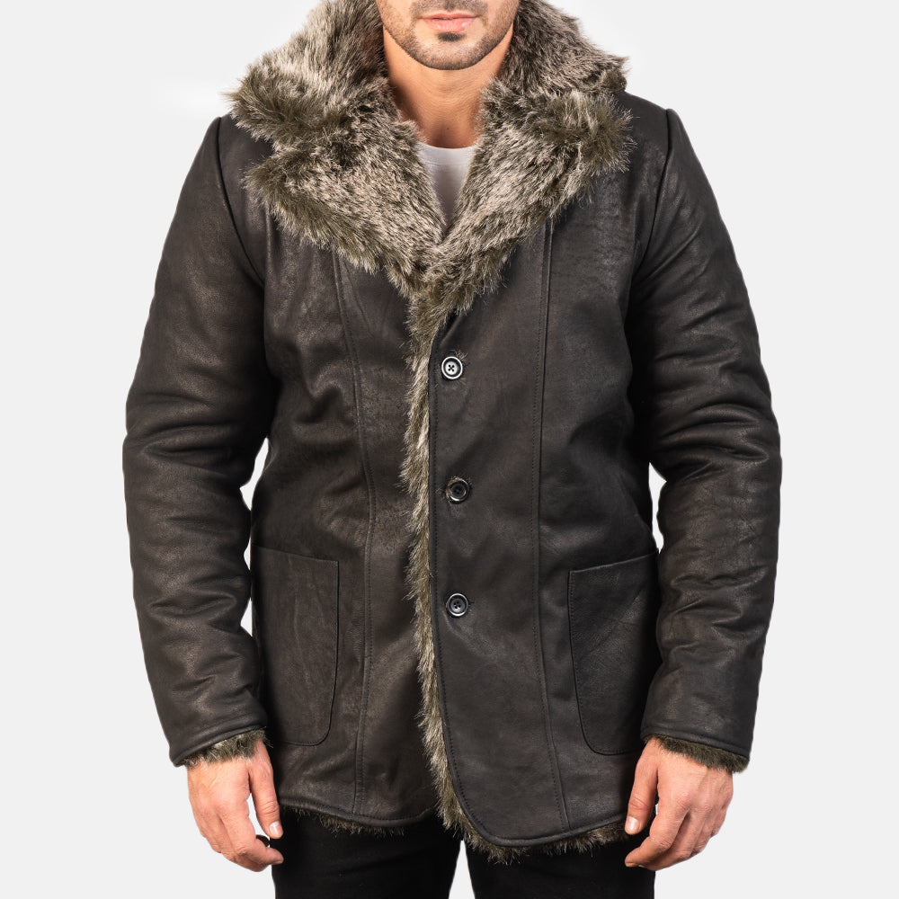 
Furlong Abrigo de Cuero Beige Abrigo de Cuero para Hombre – alternate product view 4