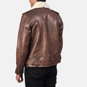Furton Chaqueta Biker de Cuero para Hombre – Vista alternativa del producto 5