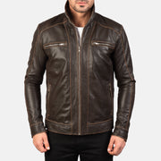
Hudson Chaqueta Biker de Cuero para Hombre – alternate product view 4