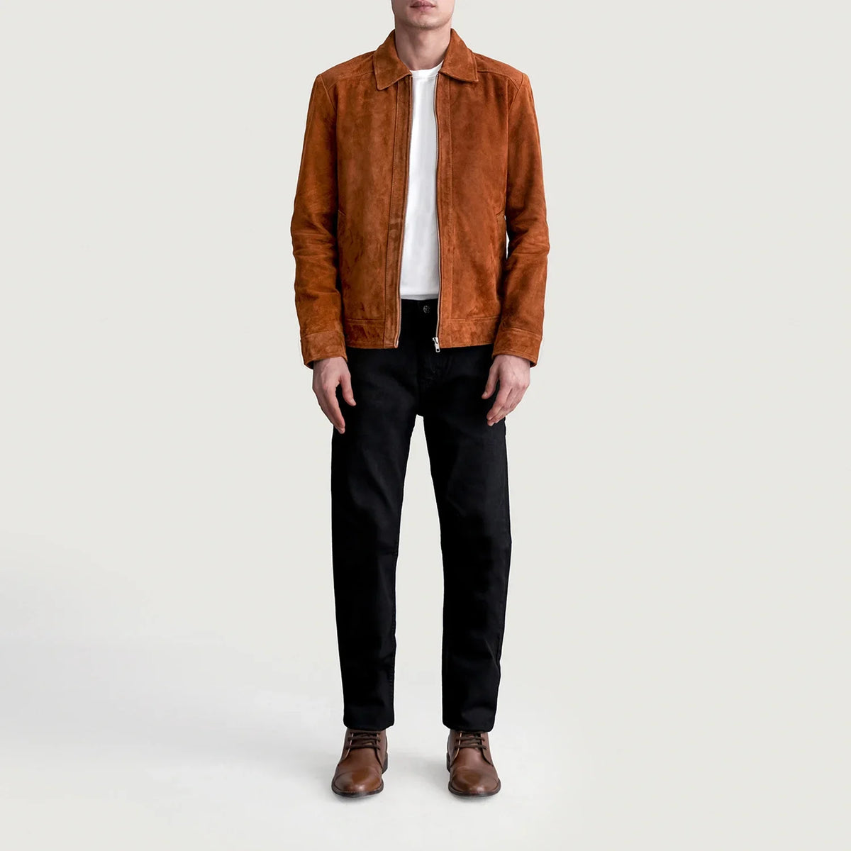 Inferno Leather Brown Jacket – Vista alternativa del producto 4