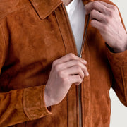 Inferno Leather Brown Jacket – Vista alternativa del producto 5