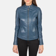 
Kelsee Chaqueta Biker de Cuero para Mujer – alternate product view 4