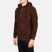 Kenton Hooded Chaqueta de Cuero para Hombre – Vista alternativa del producto 2