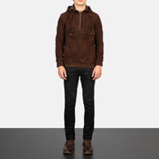 Kenton Hooded Chaqueta de Cuero para Hombre – Vista alternativa del producto 3