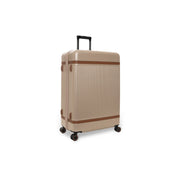 Large Suitcase Zuna para Mujer in Classic 100% Full-Grain Leather - Vista frontal y silueta a medida | Comprar online