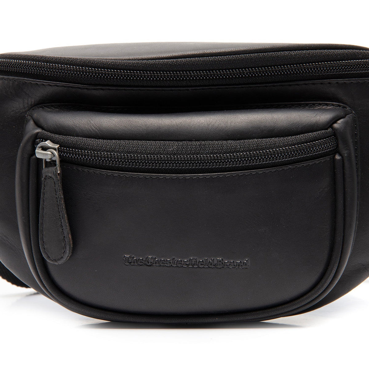 Vernio Full-Grain Cinturón de Cuero Bag para Mujer - Structured Side Profile Showing Gusset Depth &amp; Expansion Capacity