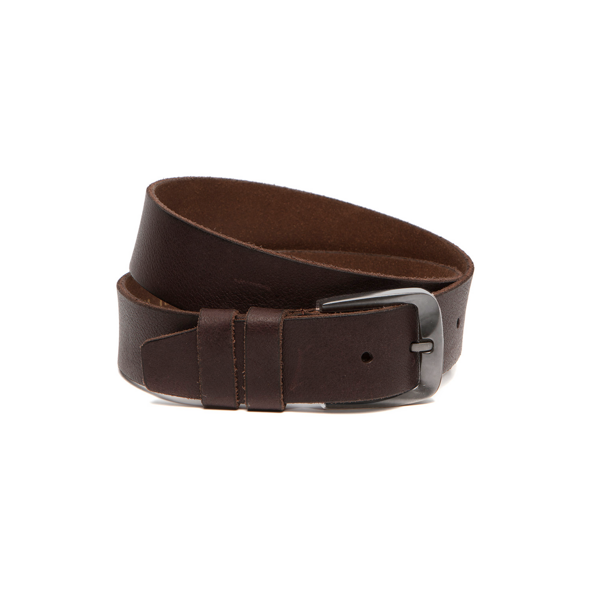 
Solid Antique Brass Hardware & Heavy-Duty Dual Zipper Detail on Copper Cuero Flor Integral Belt para Hombre