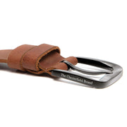
Copper Cuero Flor Integral Belt para Hombre – alternate product view 3