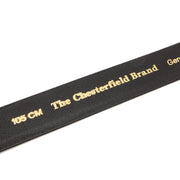 Manovo Full-Grain Cinturón de Cuero para Hombre - Structured Side Profile Showing Gusset Depth &amp; Expansion Capacity