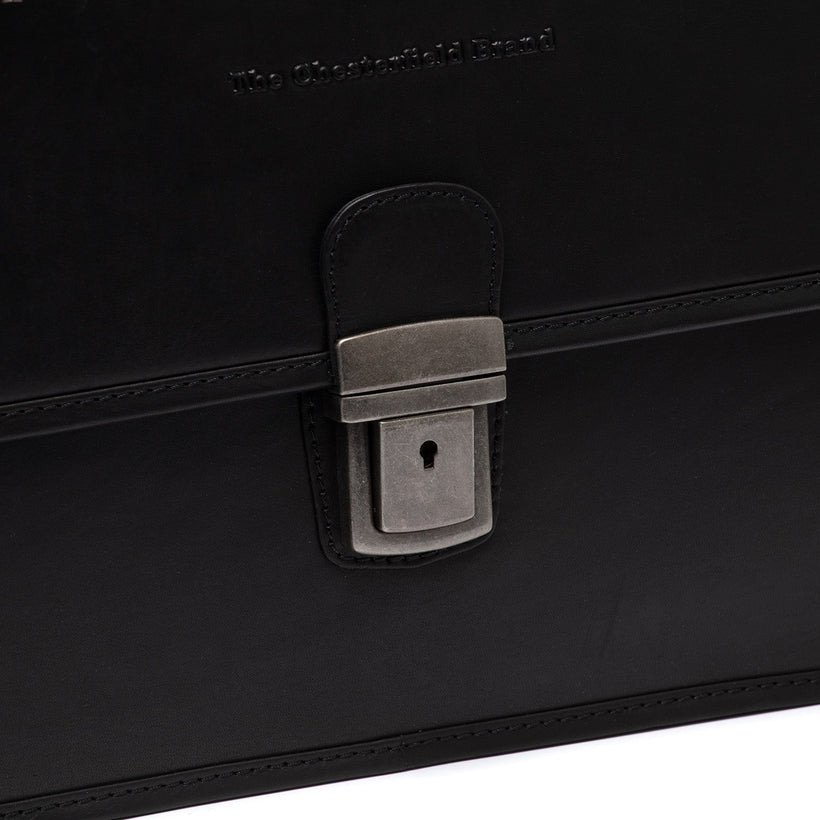 Glenwood Full-Grain Leather Briefcase para Hombre