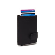 Frankfurt Full-Grain Leather Card Holder para Mujer in Classic 100% Full-Grain Leather - Full Exterior Front Profile View | Comprar online