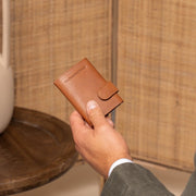 Frankfurt Full-Grain Leather Card Holder para Mujer – Vista alternativa del producto 3