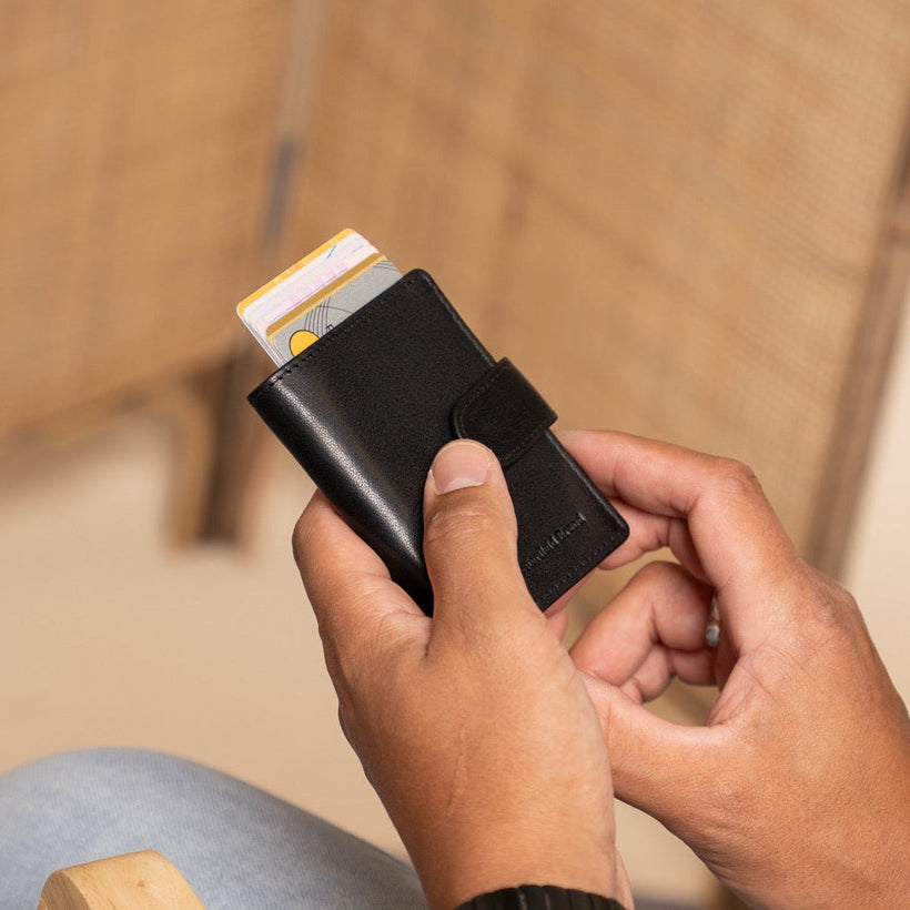 Hannover Full-Grain Leather Card Holder para Mujer
