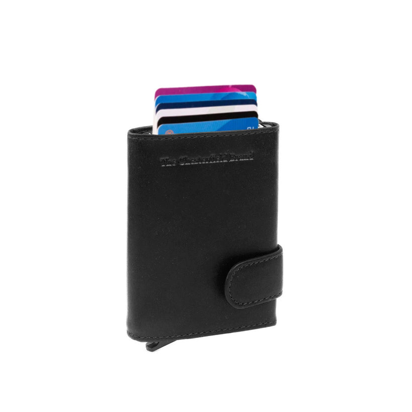 Leicester Full-Grain Leather Card Holder para Mujer