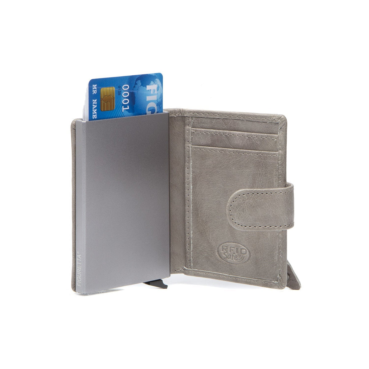 Prague Full-Grain Leather Card Holder para Mujer – Vista alternativa del producto 3