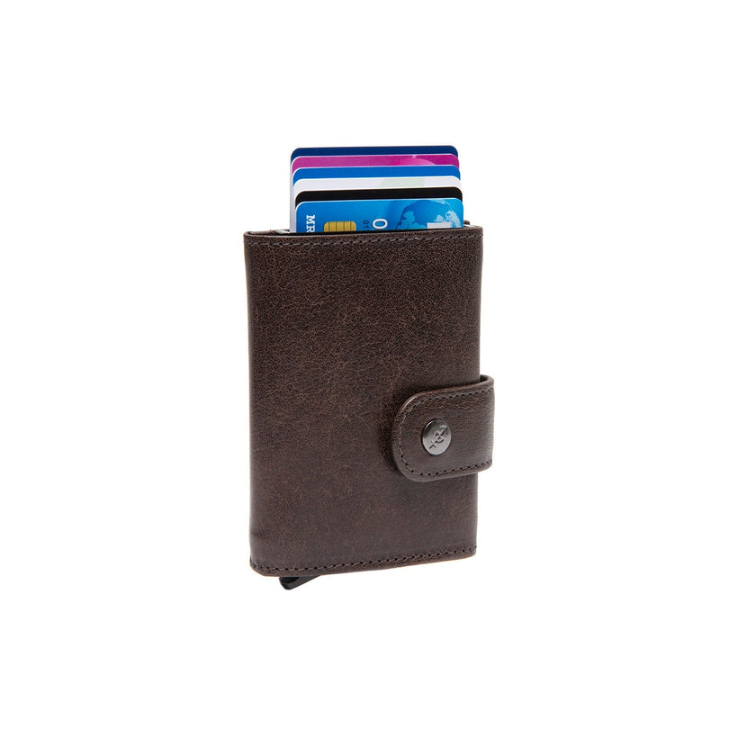 Varrano Full-Grain Leather Card Holder para Mujer