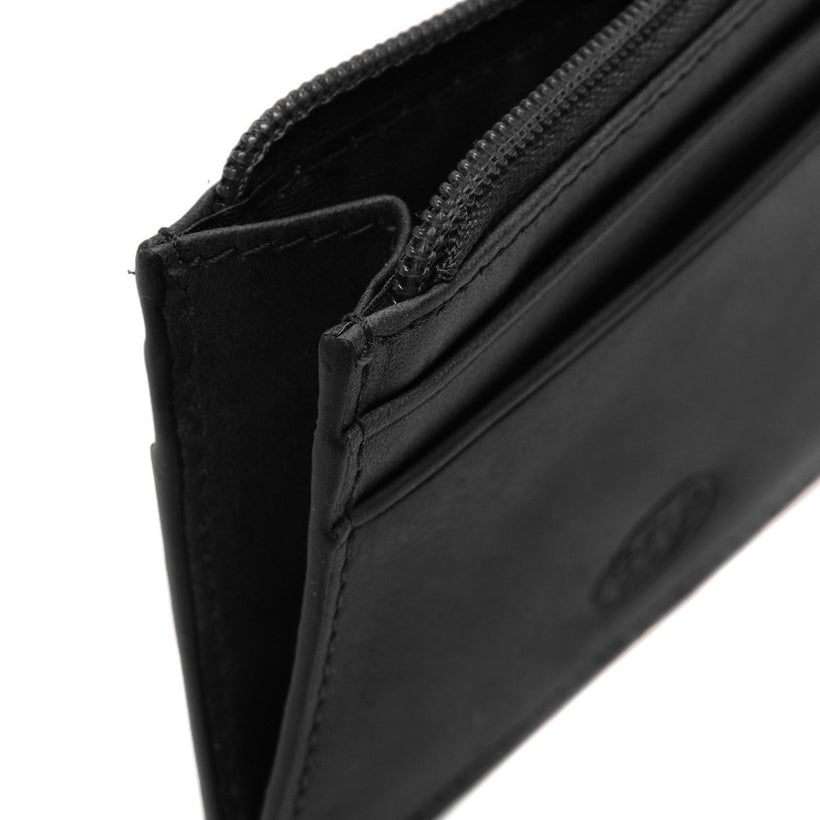 Leather Card Wallet para Mujer