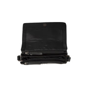 Solid Antique Brass Hardware &amp; Heavy-Duty Dual Zipper Detail on Forano Full-Grain Leather Crossbody Bag para Mujer