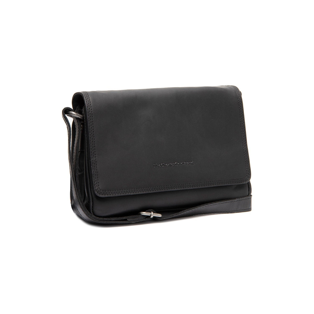 Forano Full-Grain Leather Crossbody Bag para Mujer in Classic 100% Full-Grain Leather - Full Exterior Front Profile View | Comprar online