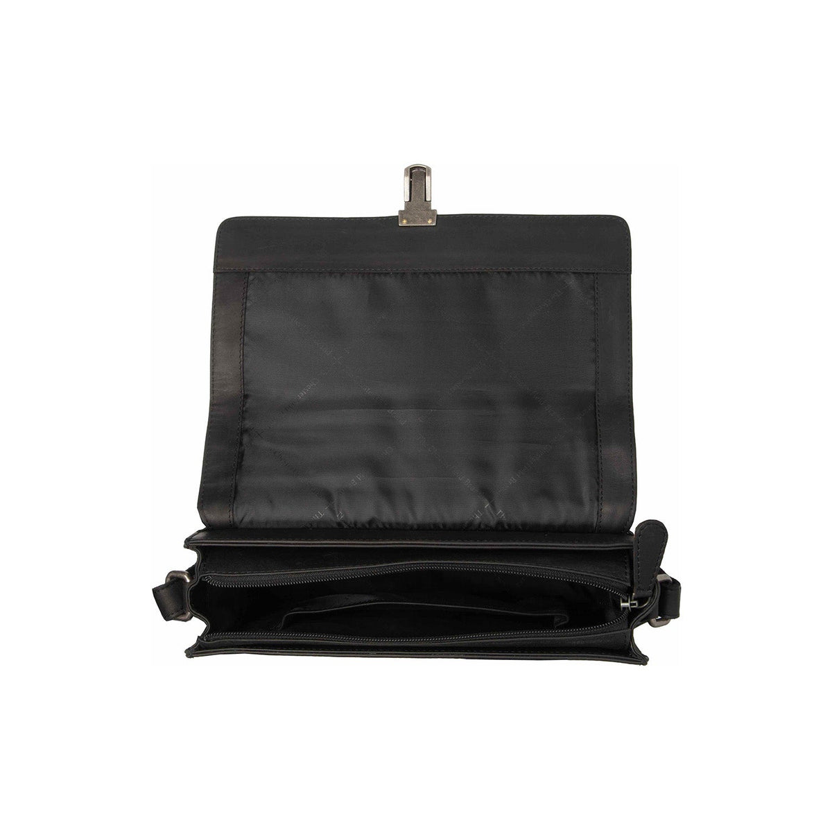 Vista interior Showing Dedicated Padded Laptop Sleeve &amp; Multi-Compartment Organization