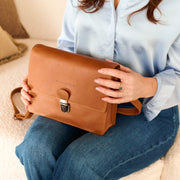 Lunor Cuero flor integral Bolso cruzado – Vista alternativa del producto 3