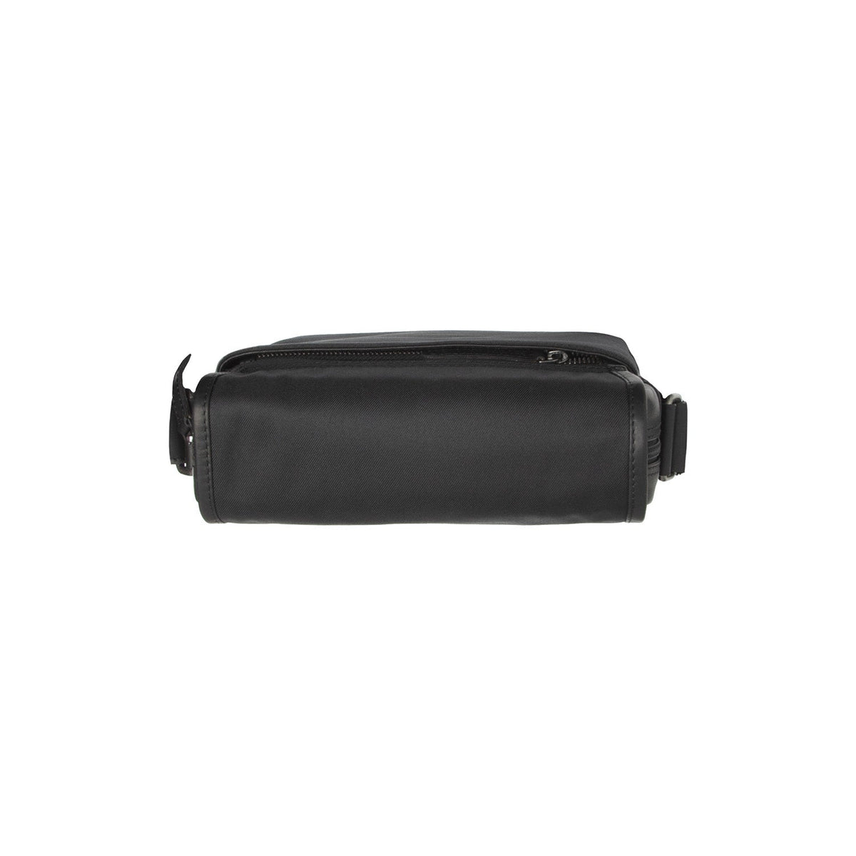 Mikeli Full-Grain Leather Crossbody Bag para Mujer - Structured Side Profile Showing Gusset Depth &amp; Expansion Capacity