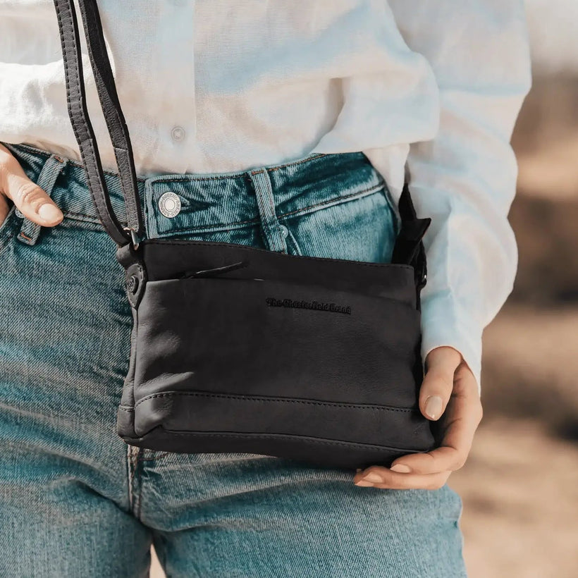 Salerno Full-Grain Leather Crossbody Bag para Mujer