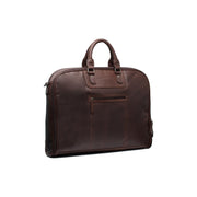 Tailored Rib Cuffs &amp; Hem Craftsmanship Construction Detail on Leather Garment Bag Josh para Mujer