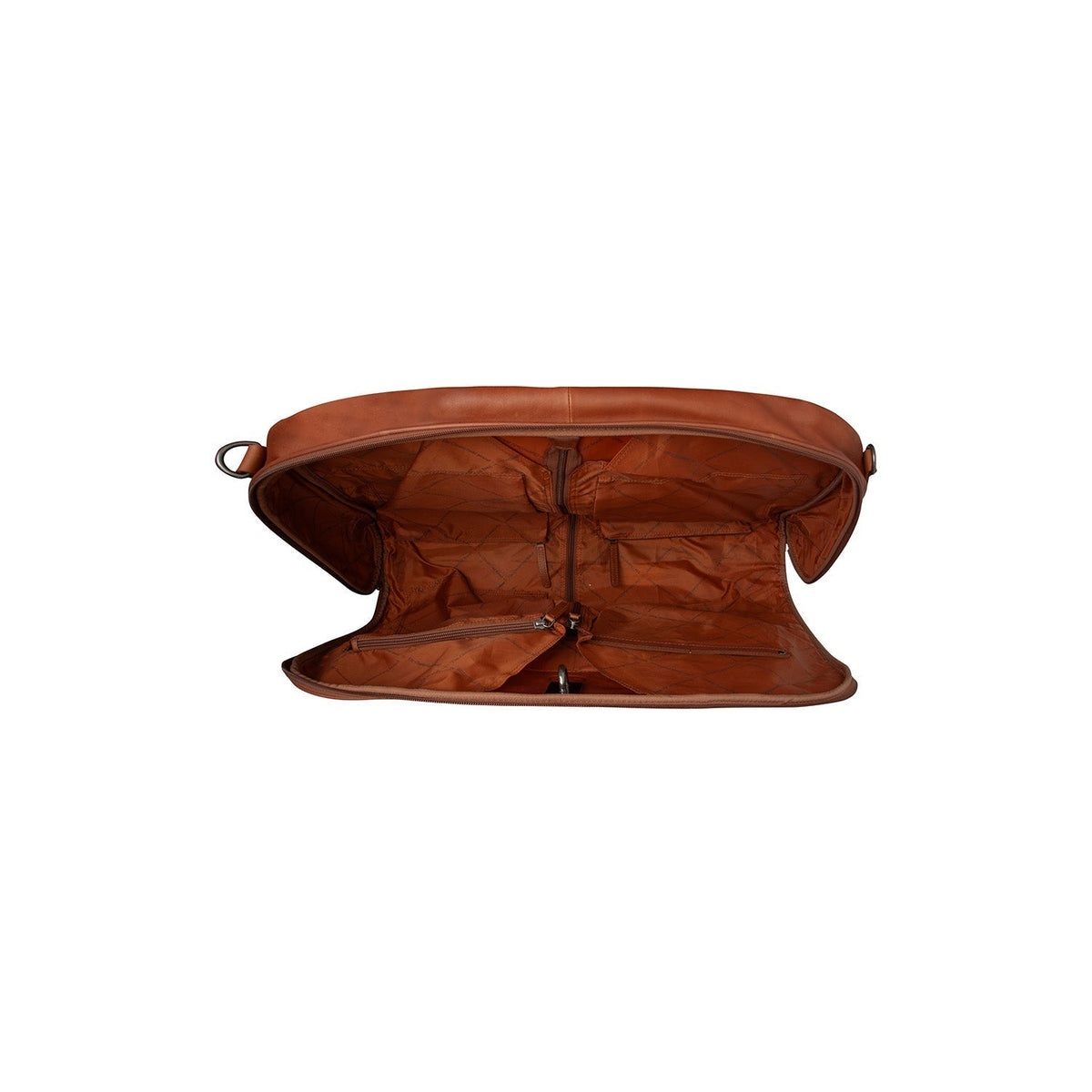 Cognac Leather Garment Bag Josh para Mujer, detail view 3