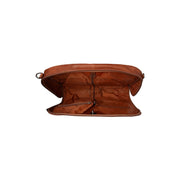 Cognac Leather Garment Bag Josh para Mujer, detail view 3