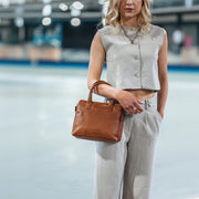 Hermosa Full-Grain Leather Handbag para Mujer – Vista alternativa del producto 3