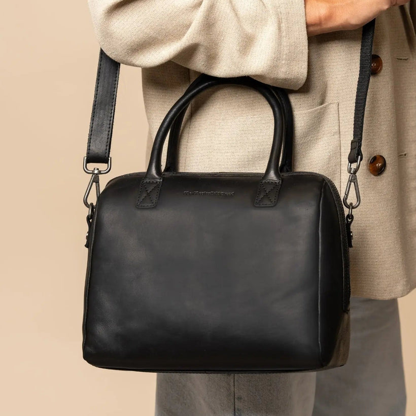 Langton Full-Grain Leather Handbag para Mujer
