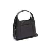 Lunera Full-Grain Leather Handbag para Mujer in Classic 100% Full-Grain Leather - Vista frontal y silueta a medida | Comprar online