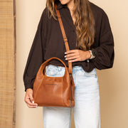 Lunera Full-Grain Leather Handbag para Mujer – Vista alternativa del producto 3