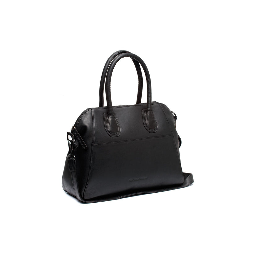 Marsala Full-Grain Leather Handbag para Mujer