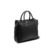 Passau Full-Grain Leather Handbag para Mujer in Classic 100% Full-Grain Leather - Vista frontal y silueta a medida | Comprar online