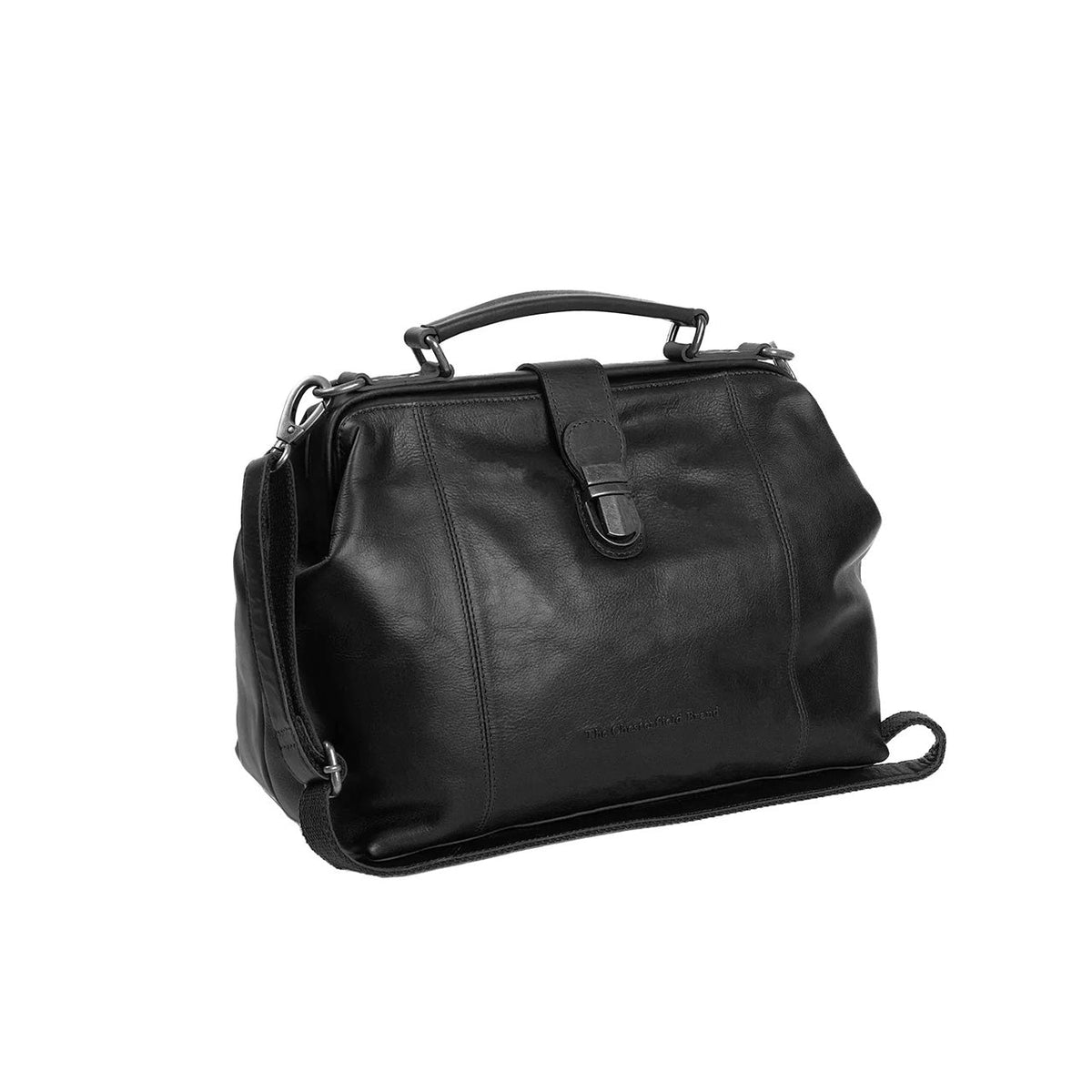 Shaun Cuero flor integral Handbag in Classic 100% Full-Grain Leather - Vista frontal y silueta entallada | Comprar online