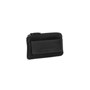 Oliver Full-Grain Leather Key Case para Mujer in Olive 100% Full-Grain Leather - Vista frontal y silueta a medida | Comprar online
