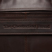 
Brown Leather Laptop Bag Ryan, detail view 4