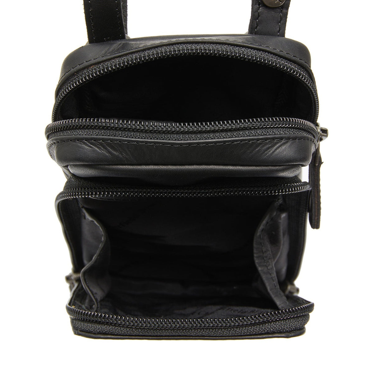 
Vista interior Showing Quilted Viscose Lining & Dos bolsillos interiores de utilidad
